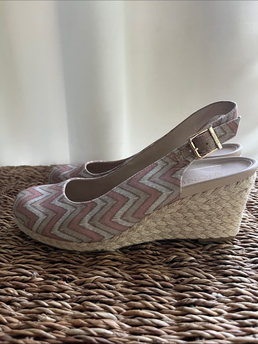 Vionic Coralina Espadrille Slingback Wedge